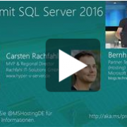 Webinar: Datenbank-Hosting mit SQL Server 2016 für Service Provider